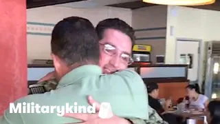 Sailor surprises dad after two years away | Militarykind