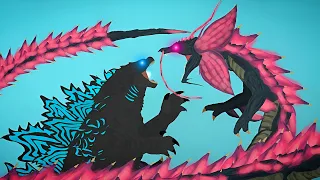 Godzilla vs Tiamat || Godzilla x Kong: The New Empire (Animation)