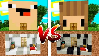 BASE SECRETA DE BEBE NOOB vs BASE SECRETA DE NOOBSI 😂😱 MINECRAFT