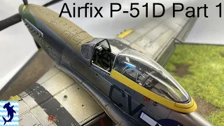 How to build the Airfix P-51D - Part 1- Cockpit and interior details