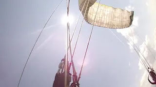 Параплан. Сложение. Paragliding. Crash.