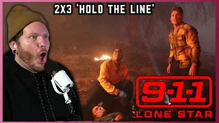 A 9-1-1 CROSSOVER EVENT?! | First time watching 9-1-1 Lone Star REACTION 2x3 'Hold the Line'