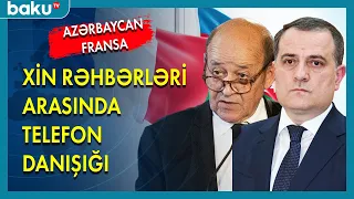 Azərbaycan və Fransa XİN rəhbərləri arasında telefon danışığı - BAKU TV