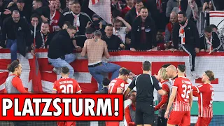 Platzsturm in Freiburg! Fans gehen auf Leipzig-Spieler los! Alle Infos zum Pokal-Skandal!