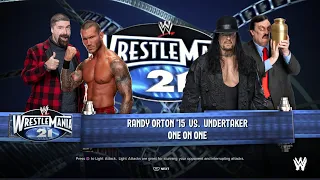 UNDERTAKER VS RANDY ORTON WRESTLEMANIA 21 WWE2K24 (PC) RTX3060 TI (2K HDRGAMING)