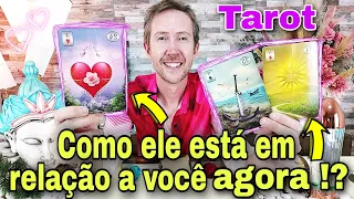 Como Ele está em relação a você agora !? O que ele pensa , sente em a relação de vocês agora ?Tarot