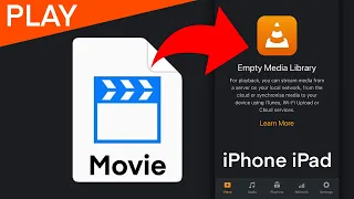 VLC Player Empty Media Library | How to Play (Movie) Video Audio Files in VLC iPhone iPad (iOS)