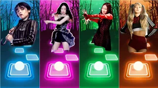 BLACKPINK JISOO FLOWER 🆚 FIFTY FIFTY CUPID 🆚 WEDNESDAY ADDAMS BLOODY MARY 🆚 BABY CALM DOWN