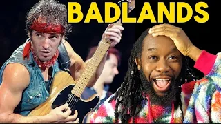 BRUCE SPRINGSTEEN Badlands REACTION - Fantastic song from the early days of The Boss