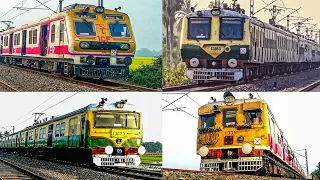 Different Livery Colourful EMU Local Train of Eastern Railways | India's Life line | Indian Railway