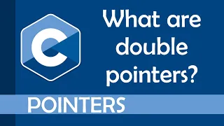 What are double pointers in C?