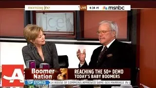 AARP's Jane Pauley with Tom Brokaw on MSNBC's "Morning Joe"
