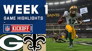 Packers vs. Saints Week 1 - Madden 21 Simulation Highlights (Updated Rosters)