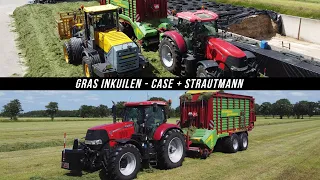 Gras inkuilen met Case + Strautmann | Werklust | Loonbedrijf Krans | Grass silage | 2022