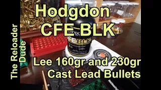 Reloading 300 Blackout with Hodgdons CFE BLK and Lee 160gr and 230gr Cast Lead