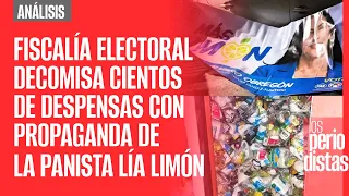 Fiscalía Electoral decomisa cientos de despensas con propaganda de la panista Lía Limón