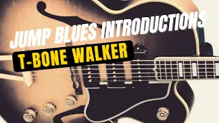 T-Bone Walker jump blues guitar introductions | Guitar tutorial (A)