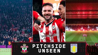 PITCHSIDE UNSEEN: Southampton 1-0 Aston Villa | Premier League
