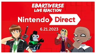 NINTENDO DIRECT JUNE 2023 REACTION (Feat: Artiverse Crew)