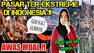 PASAR TER-EKSTREM DI INDONESIA !! | Malaysia 🇲🇾 Reaction