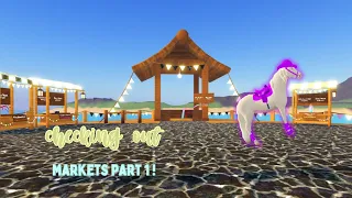 CHECKING OUT MARKETS PART 1 !! | wild horse islands