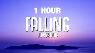 [1 HOUR] BTS Jungkook - Falling (Lyrics) Harry Styles Cover