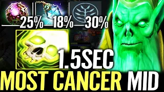 🔥 -73% CD 1.5SEC Death Pulse Necrophos MID — Octarine Core + Prism MOST CANCER META Dota 2 Pro