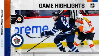 Flyers @ Jets 4/27 | NHL Highlights 2022