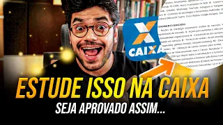 O QUE ESTUDAR PARA SER APROVADO NO CONCURSO DA CAIXA?