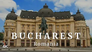 BUCHAREST 4K • DJI flying over the Capital of Romania 2023 • Largest Palace of Parliament in Europe