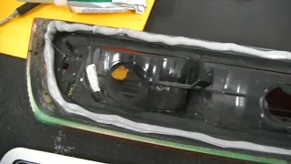 Dodge Ram water leak repair (third brake light seal)