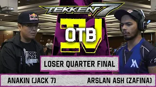 TEKKEN 7 | ANAKIN (JACK 7) VS ARSLAN ASH (ZAFINA) OTB IV 2022 | LOSER QUARTER FINAL