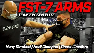 Team Evogen Elite Road to the 2021 Olympia: Derek Lunsford & Hadi Choopan | FST-7 ARMS