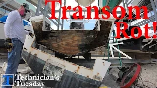 Cutting Out A Boat Transom - Part 2!