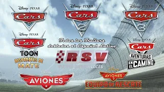 Todos los Trailers de Cars, Aviones y un Fandub de Ruedas Superveloces (Originales y Reeditados)