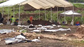 Bodies exhumed from unmarked cemetery in Texas