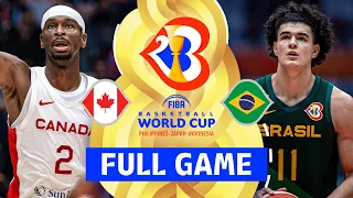 Canada v Brazil | Full Basketball Game | FIBA Basketball World Cup 2023