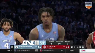 Caleb Love vs OSU 22 PTS    12.17.22