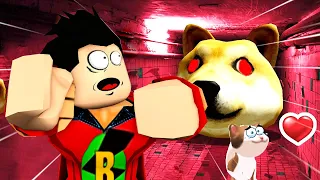 KORKUNÇ KÖPEK KAFASI KOVALADI!! 🤯 Roblox Doge Head Escape