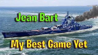 My Best Game In Jean Bart Yet! (World of Warships Legends)