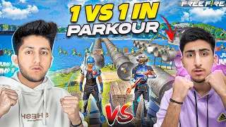 Hardest Parkour Challenge As Gaming Vs @asarmyakshay  1 Vs 1 Who Will Complete It First ?