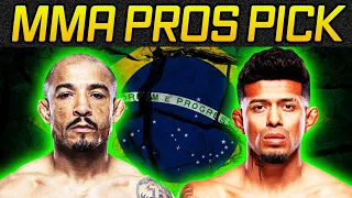 MMA Pros Pick ✅ Jose Aldo vs. Jonathan Martinez 👊UFC 301