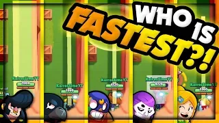 Brawl Stars Olympics! | Which Brawler Races Fastest?! | Speed Comparison Guide
