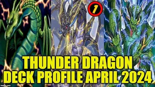 THUNDER DRAGON DECK PROFILE (APRIL 2024) YUGIOH!