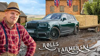 I bought a Mansory Cullinan for farm work! Can a RR do Donuts? Showroom pickup and the whole story.