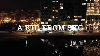 Thessaloniki seafront night view
