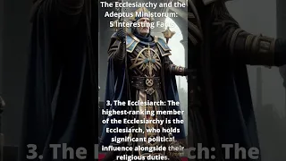 46. The Ecclesiarchy and the Adeptus Ministorum: 5 Interesting Facts