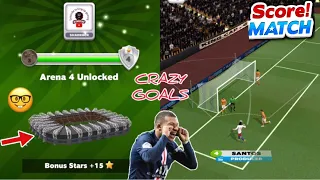 SCORE MATCH UNLOCKING THE ARENA (4) FOR THE FIRST TIME AND CRAZY GOALS /KING CAP GAMING