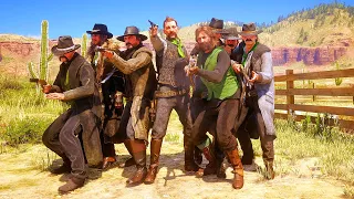 O'Driscoll Boys vs Del Lobo Gang - Red Dead Redemption 2 NPC Wars 127