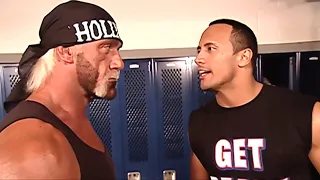 Hulk Hogan & The Rock Backstage Segment - Monday Night RAW!
